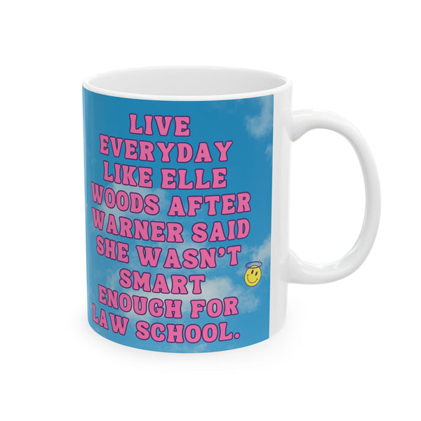 Y2K “What, Like It’s Hard?” Ceramic Coffee Mug, right side