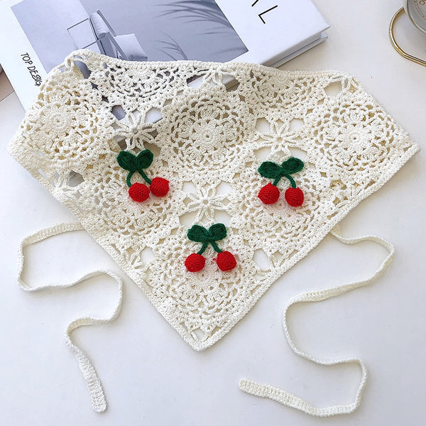 Trending Knitted  Y2k Crochet Hair Bandana