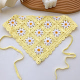 Trending Knitted  Y2k Crochet Hair Bandana