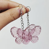 Transparent Y2k Butterfly Statement Drop Earrings