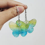 Transparent Y2k Butterfly Statement Drop Earrings