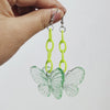 Transparent Y2k Butterfly Statement Drop Earrings