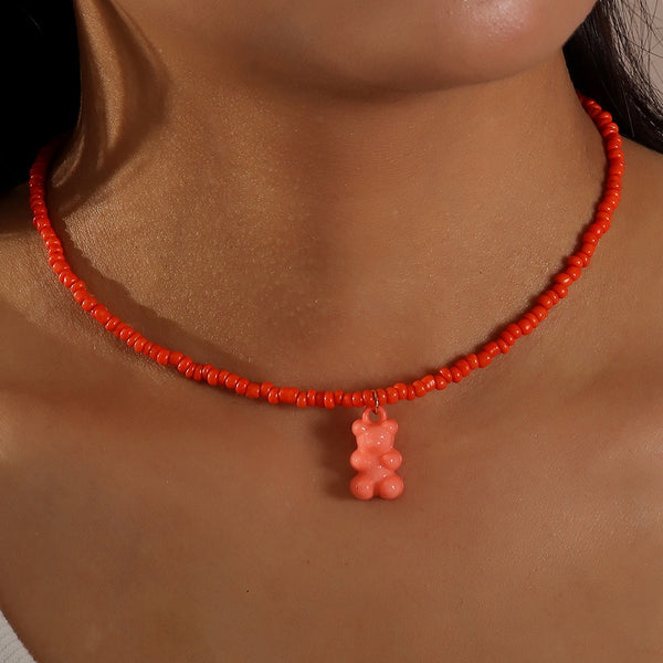 Candy Bear Choker Necklace