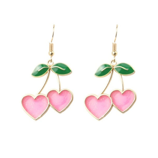 Cherry Love Dangle Earrings