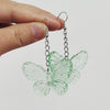 Transparent Y2k Butterfly Statement Drop Earrings