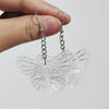 Transparent Y2k Butterfly Statement Drop Earrings