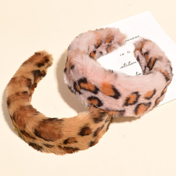 Cheetah Gal Faux Fur Headband