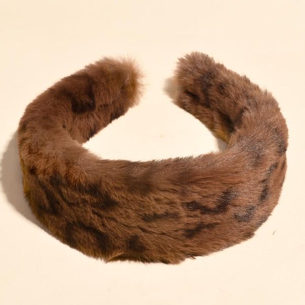 Cheetah Gal Faux Fur Headband