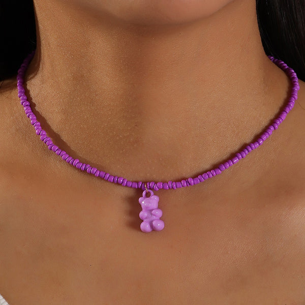 Candy Bear Choker Necklace