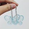 Transparent Y2k Butterfly Statement Drop Earrings