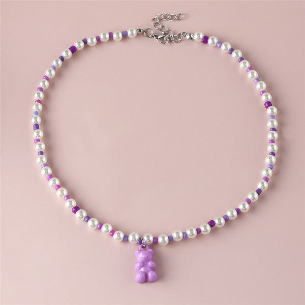 Candy Bear Choker Necklace