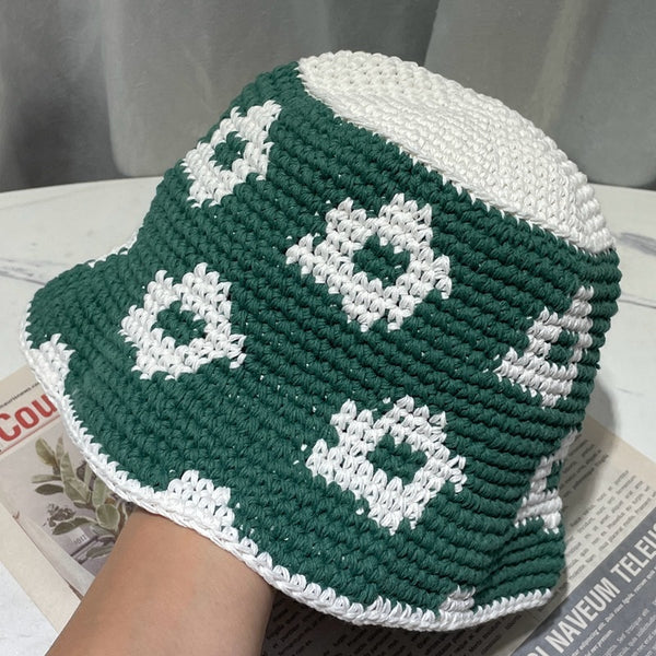 Flower Crochet Bucket Hat