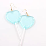 Trending Egirl Y2k Heart Lollipop Earrings