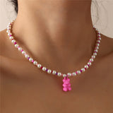 Candy Bear Choker Necklace