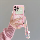 Cute Retro Phone Charm Cellphone Case