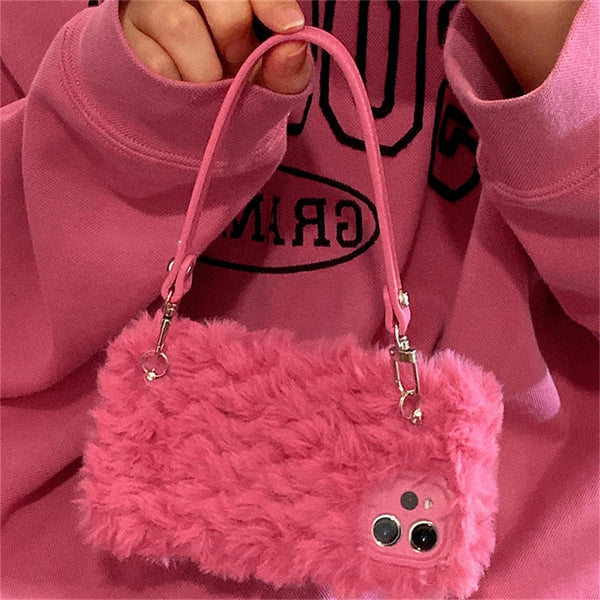 Trendy Pink Purse Phone Case