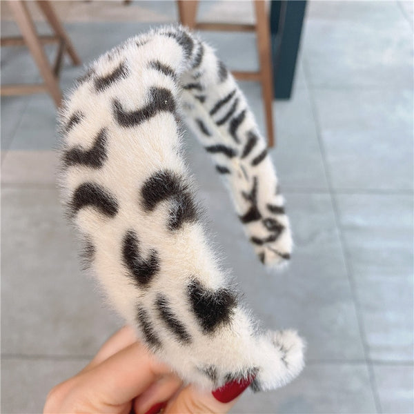 Cheetah Gal Faux Fur Headband