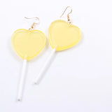 Trending Egirl Y2k Heart Lollipop Earrings