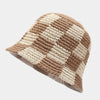 Trending Handwoven Plaid Crochet Bucket Hat