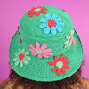 Y2k Knitted Pattern Bucket Hat