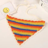 Trending Knitted  Y2k Crochet Hair Bandana