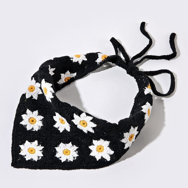 Trending Knitted  Y2k Crochet Hair Bandana