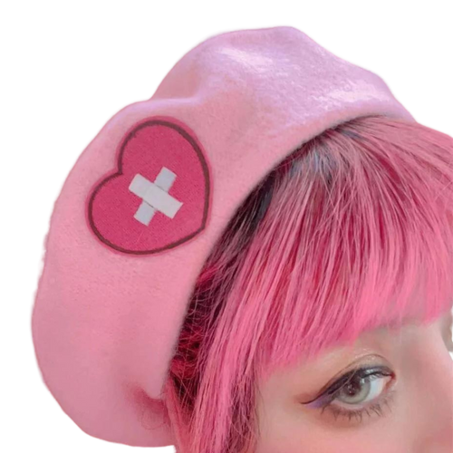 Cute Harajuku Y2K Sweet Heart Beret