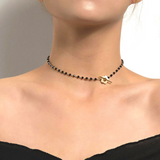 Y2k Material Girl Flower Choker Necklace