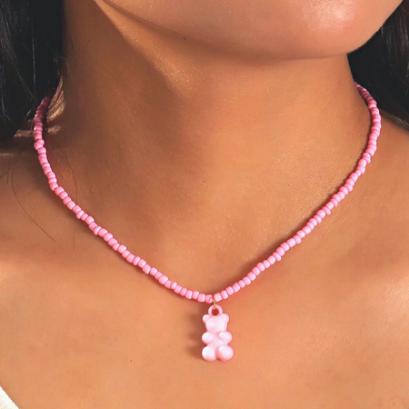 Aura Heart Pendant Choker